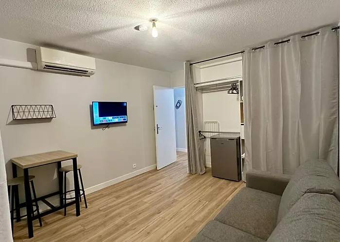 شقة 50m2, Ovalie, Clim-balcon-netflix *